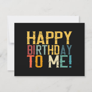 Postal Fiesta de Cumpleaños para Mí Cumpleaños