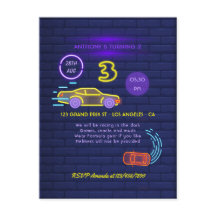 Fiesta de cumpleaños temática de coche de carreras