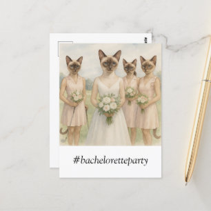 Postal Fiesta de DESPEDIDA DE SOLTERA de Golf para Amante