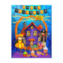 Fiesta de disfraces de Halloween para niños celebr