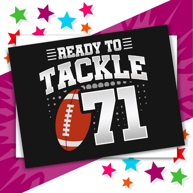 Postal Fiesta de fútbol americano de 71 años cumpleaños 7 (Subido por el creador)