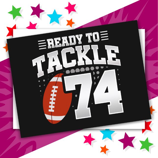 Postal Fiesta de fútbol americano de 74 años cumpleaños 7 (Subido por el creador)