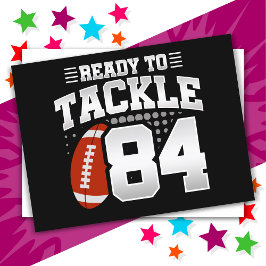 Postal Fiesta de fútbol americano de 84 años cumpleaños 8