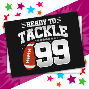 Postal Fiesta de fútbol americano de 99 años cumpleaños 9