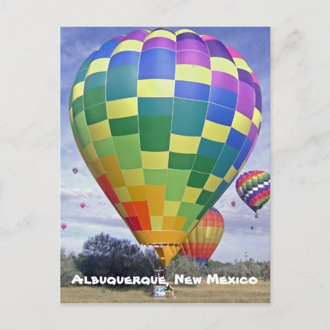 Postal fiesta de globo 1 (Anverso)