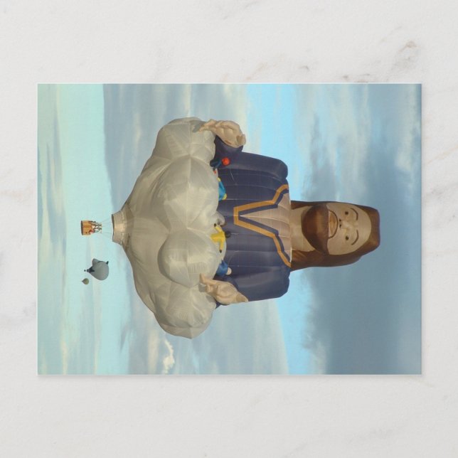 Postal Fiesta de globo Albuquerque Jesús el Señor (Anverso)