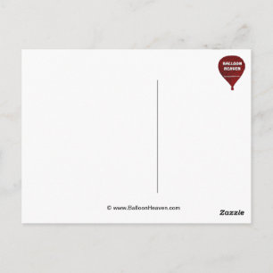 Postal Fiesta de globo brillante