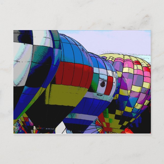 Postal Fiesta de globo de Albuquerque (Anverso)