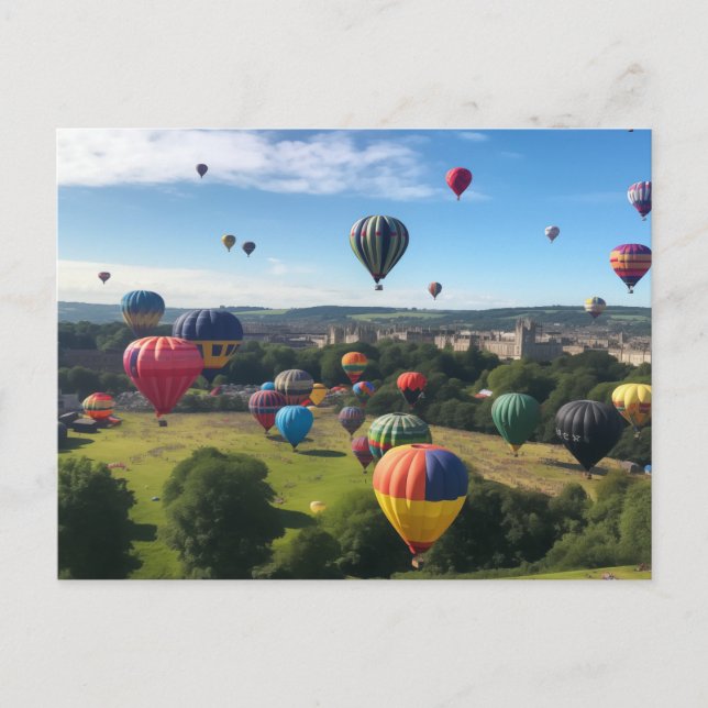 Postal Fiesta de globos de Bristol (Anverso)