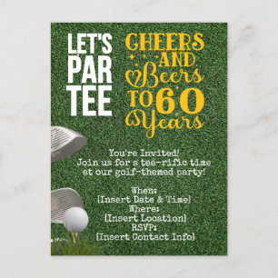 Postal Fiesta de golf por el 60 cumpleaños del golfista