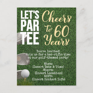 Postal Fiesta de Golf por el 60 cumpleaños del golfista