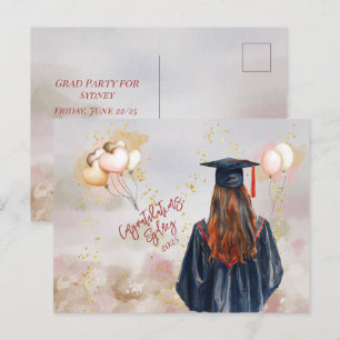Postal Fiesta de Graduación Felicidades Hija