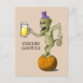 Postal Fiesta de Halloween de Cheers Ghouls