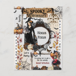 Postal Fiesta de Halloween de Spooky Wits