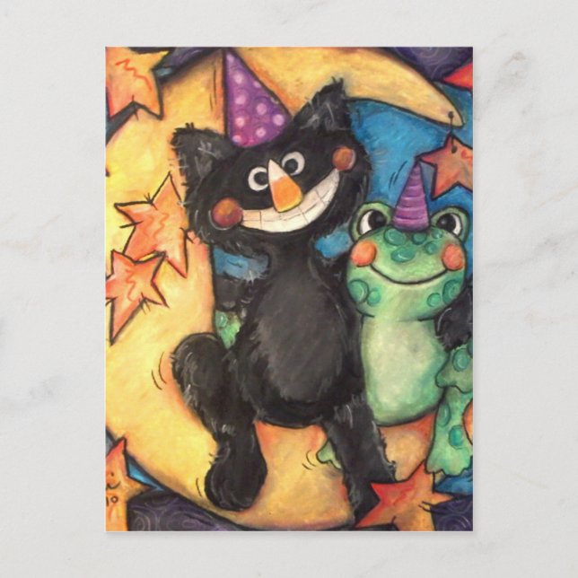 Postal Fiesta de Moonbathing (Anverso)