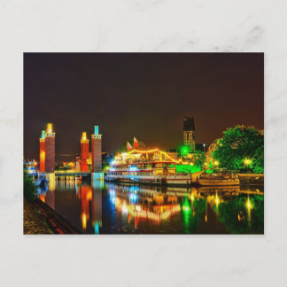 Postal Fiesta de noche