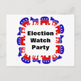 Postal Fiesta de observación electoral