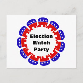 Postal Fiesta de Observador Electoral Republicano