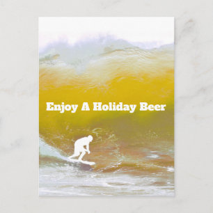 Postal Fiesta de presupuesto de surf