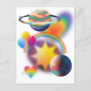 POSTAL FIESTA DE RAINBOW