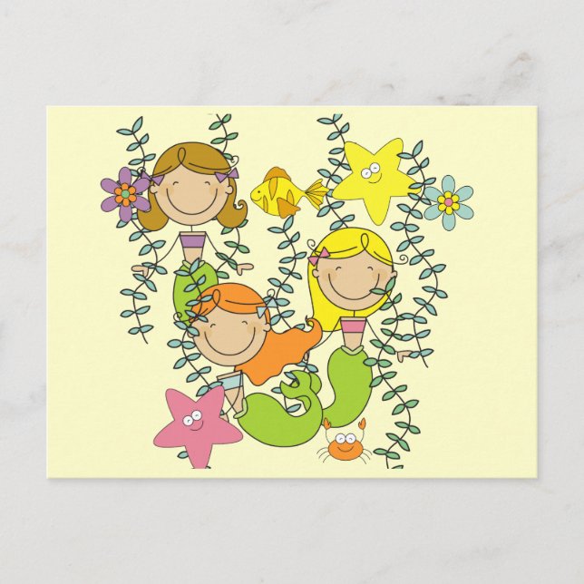 Postal Fiesta de Sirenas (Anverso)