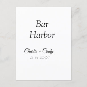 Postal fiesta de soltera en Bar Harbor dama de honor boda