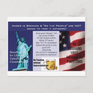 Postal Fiesta de té