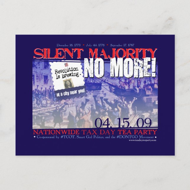 Postal Fiesta de té (Anverso)