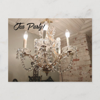Postal ¡Fiesta de té candelabro!