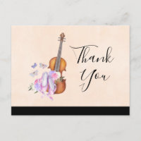 Fiesta de violín, zapatos de ballet y mariposas