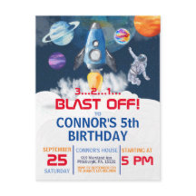 Fiesta del espacio ultraterrestre Astronauta Invit