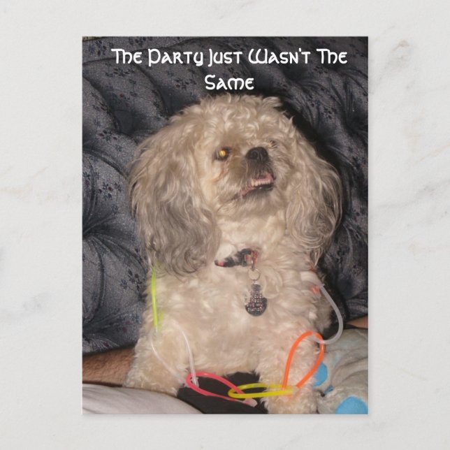 Postal fiesta, el Fiesta no era lo mismo (Anverso)