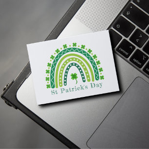 Postal Fiesta elegante del Día de San Patricio