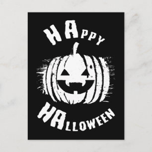 Postal Fiesta Feliz Halloween Calabaza