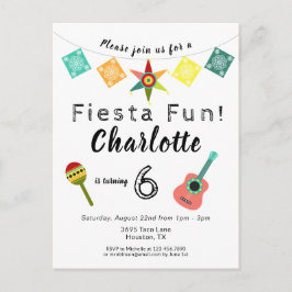 Postal Fiesta Fiesta Día de Aniversario de los niños dive