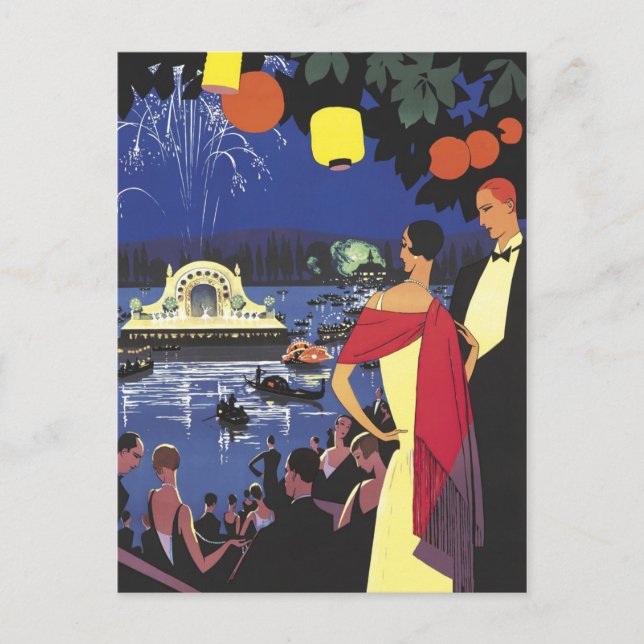 Postal Fiesta Gatsby de Huevo Occidental (Anverso)