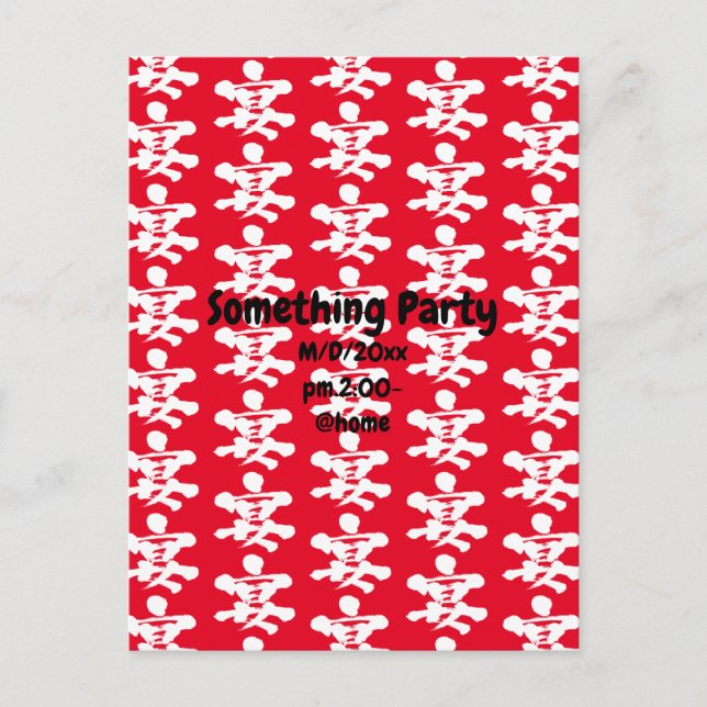 Postal fiesta [kanji] (Anverso)