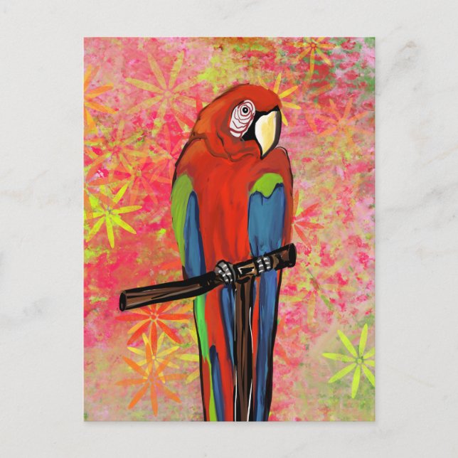 POSTAL FIESTA PARROTS (Anverso)