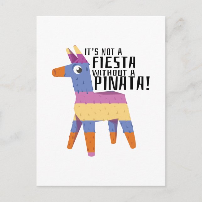 Postal Fiesta Pinata (Anverso)