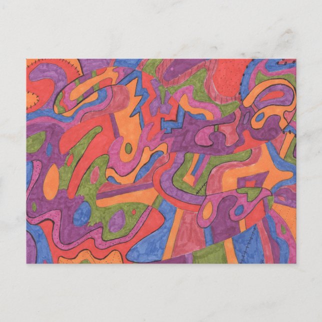 Postal Fiesta, Resumen original (Anverso)