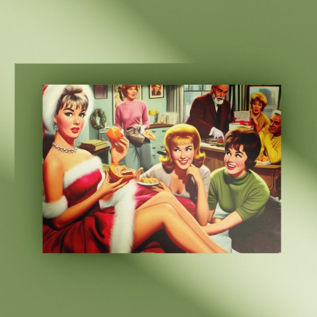 Postal Fiesta Retro de Navidad (Subido por el creador)
