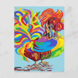 Postal Fiesta Rooster