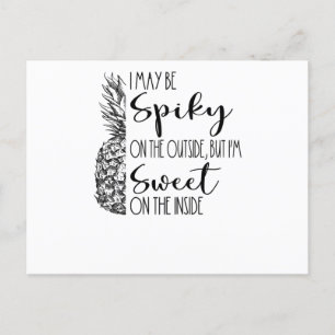 Postal Fiesta tropical hawaiana Pineapple dice verano