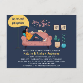 Postal Fiesta virtual Baby Bridal Shower Birthday Grad.