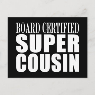 Postal Fiestas de cumpleaños : Superprimo certificado por