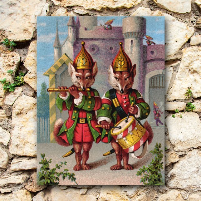 Postal Fife y zorros de tambor (Subido por el creador)