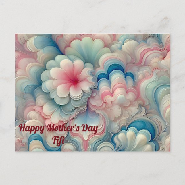 Postal FIFI ~ Día DE LA MADRE ~ Dulce pastel ~ (Anverso)