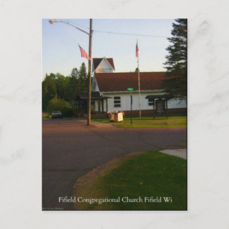 Postal Fifield Congregation Church Fifield WI