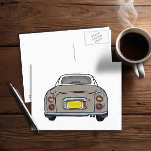 Postal Figaración Cute Topaz Mist Figaro Carretera