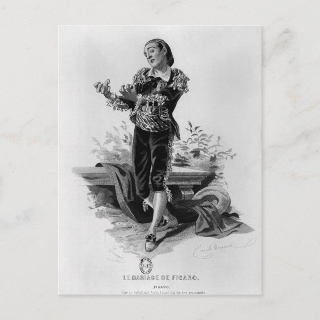 Postal Figaro (Anverso)